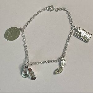 HALLMARK Vintage Barbie 45th Anniversary Charm Bracelet Sterling Silver NWOT